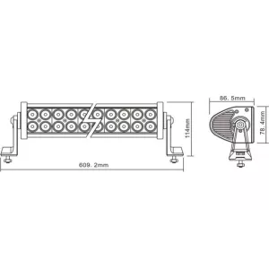 Panel LED 40 X LED Kmr3