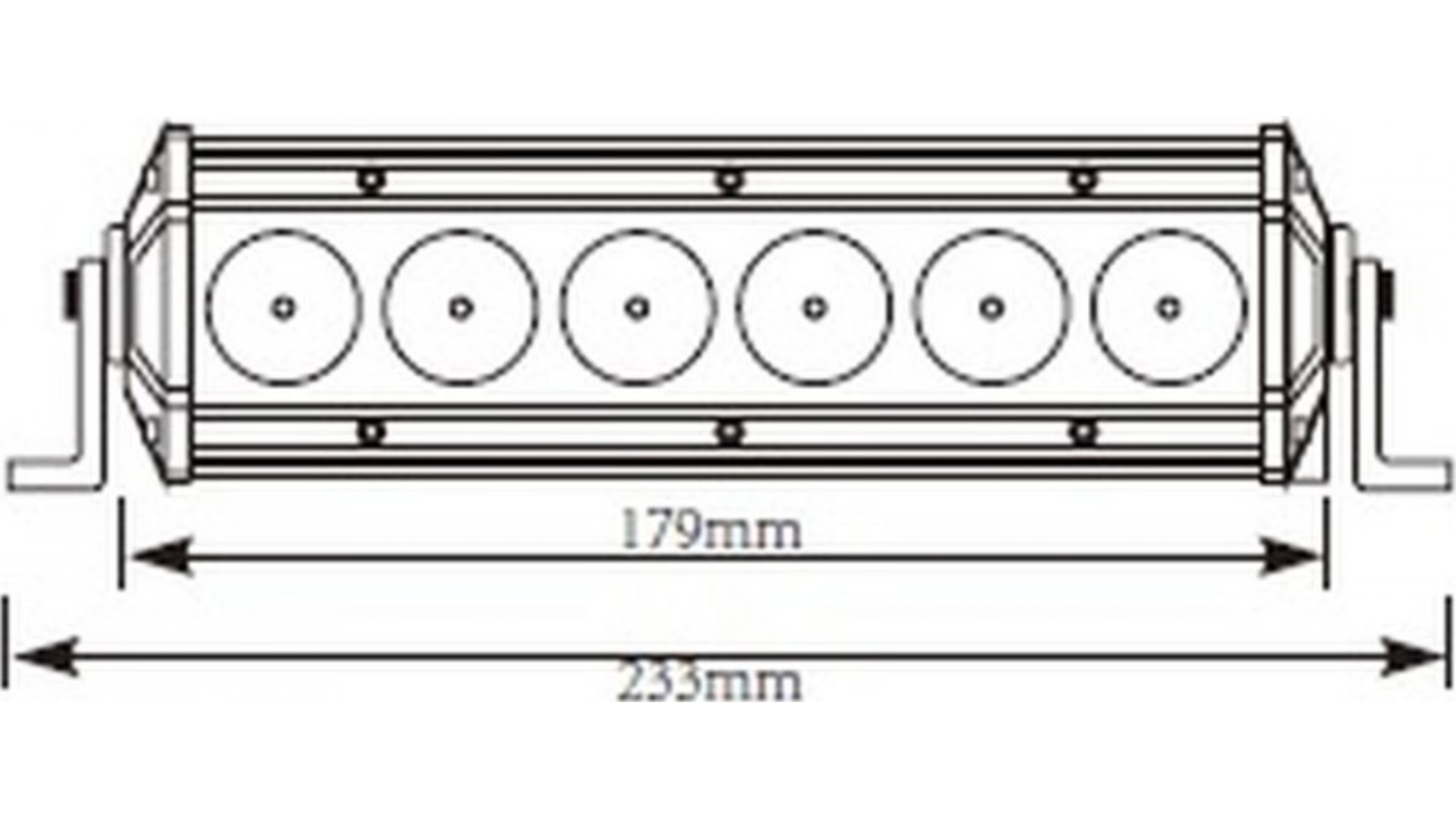 Panel LED 6 X LED Haz Amplio Kmr6