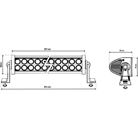 Panneau LED Bezel-less Avec Bande LED Et Connecteur Dt Kmr13
