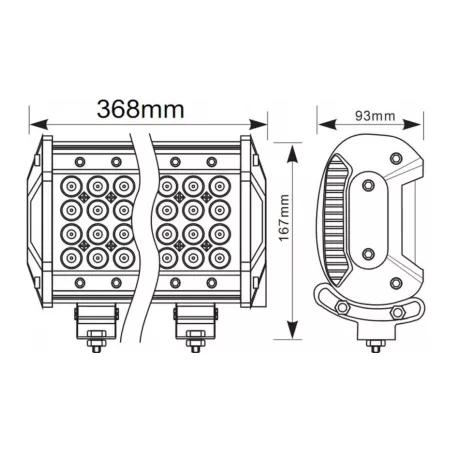 LED Panel 60 X LED Quad Kmr5