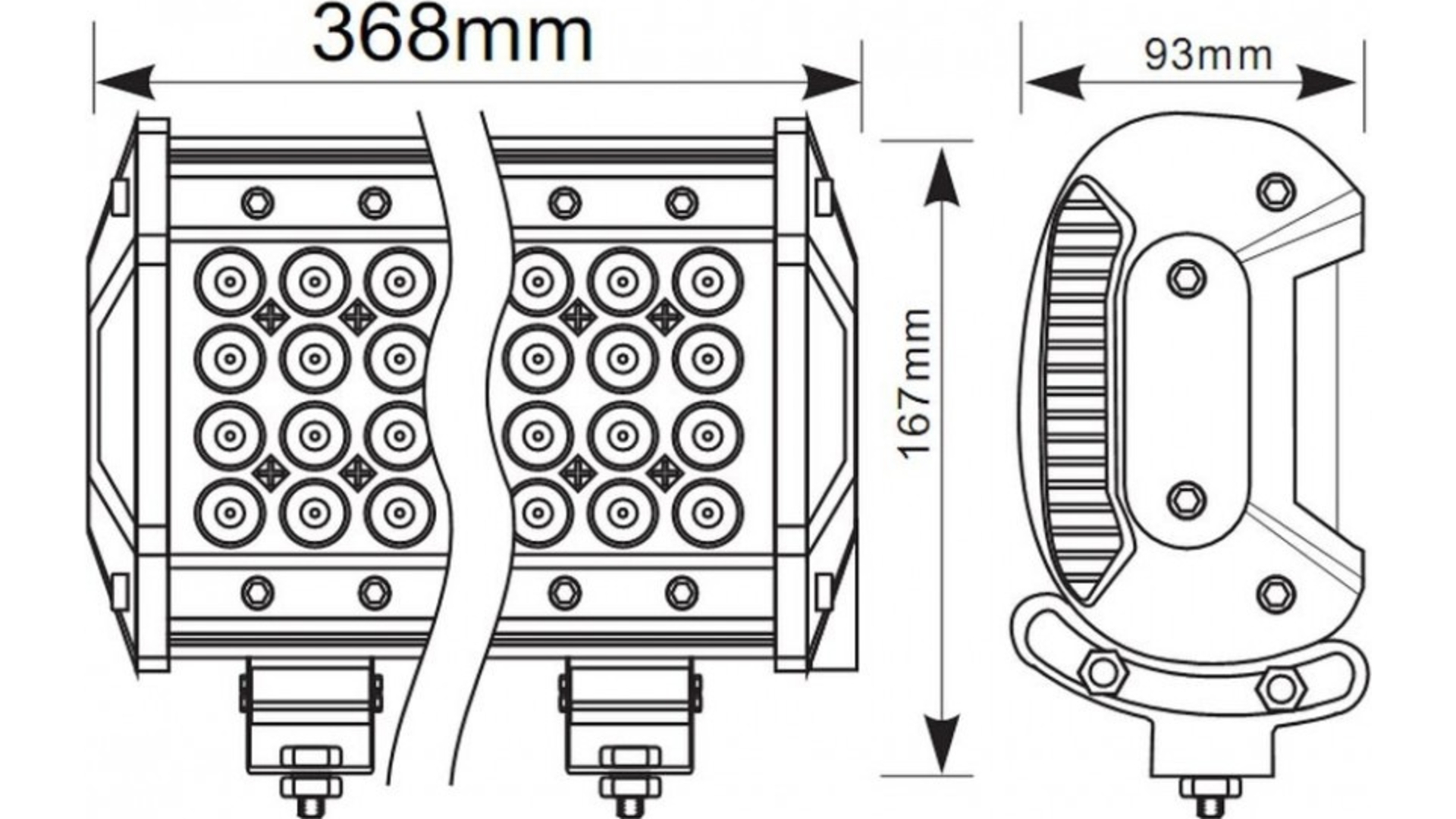 LED Panel 60 X LED Quad Kmr5