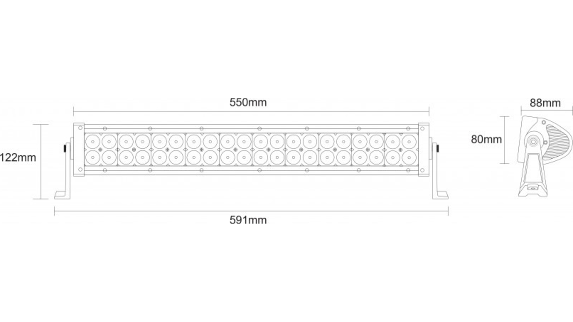 Panel LED 40 X LED Curvo Kmr2