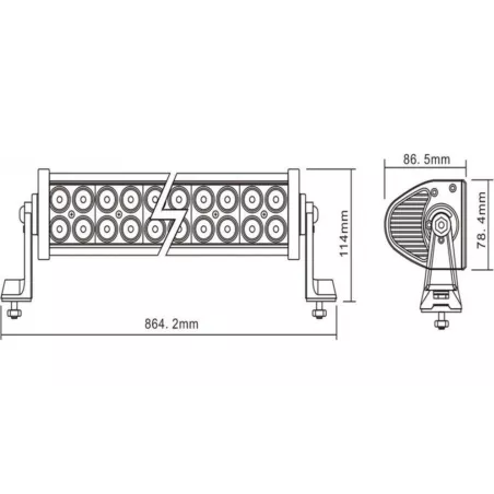 Panneau LED 60 X LED Kmr3