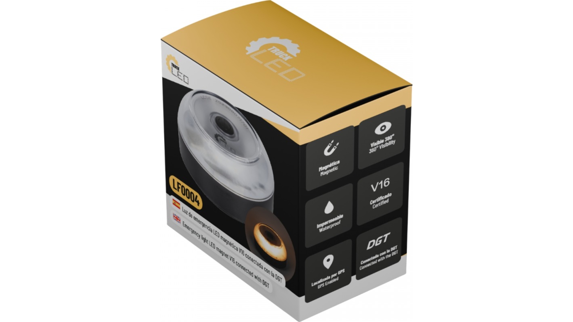 LED Emergency Light Magnet V16 (Dgt Approved)