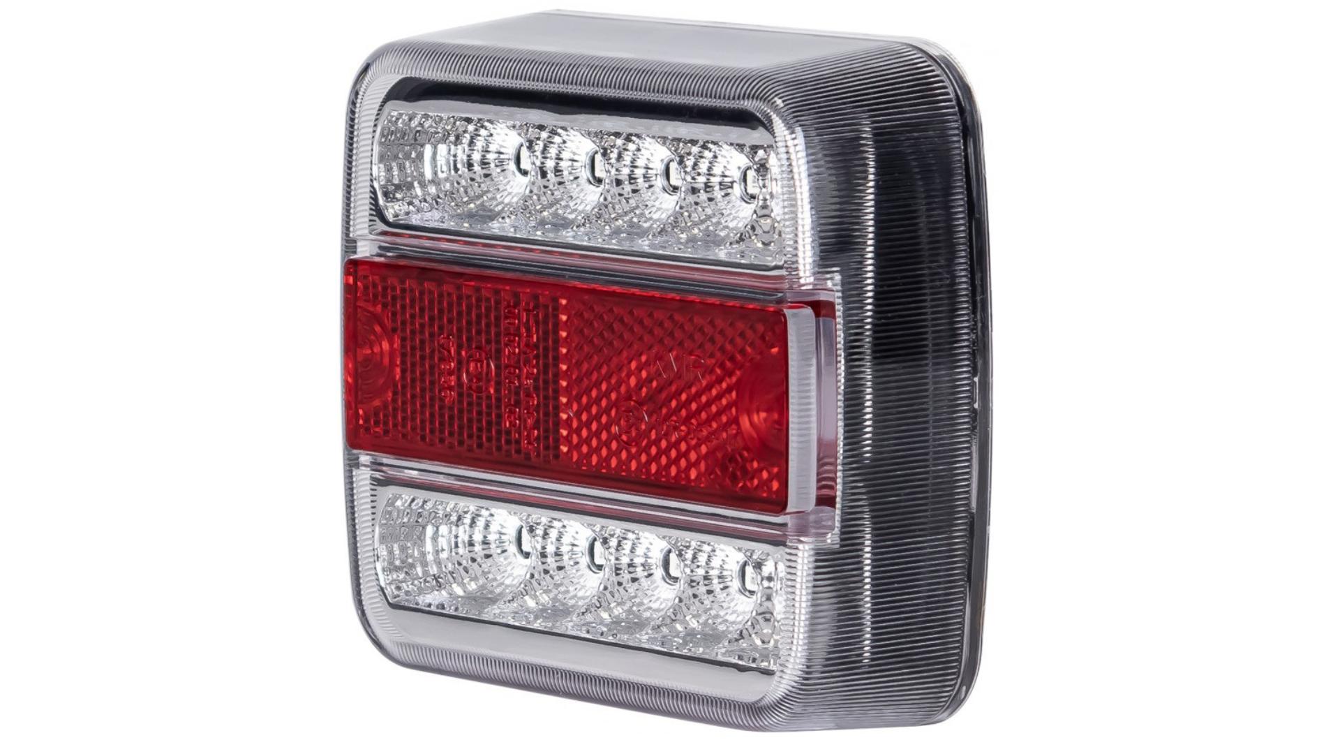 Juego de Pilotos LED Magnéticos con Cable de 7,5m (Blanco-rojo)