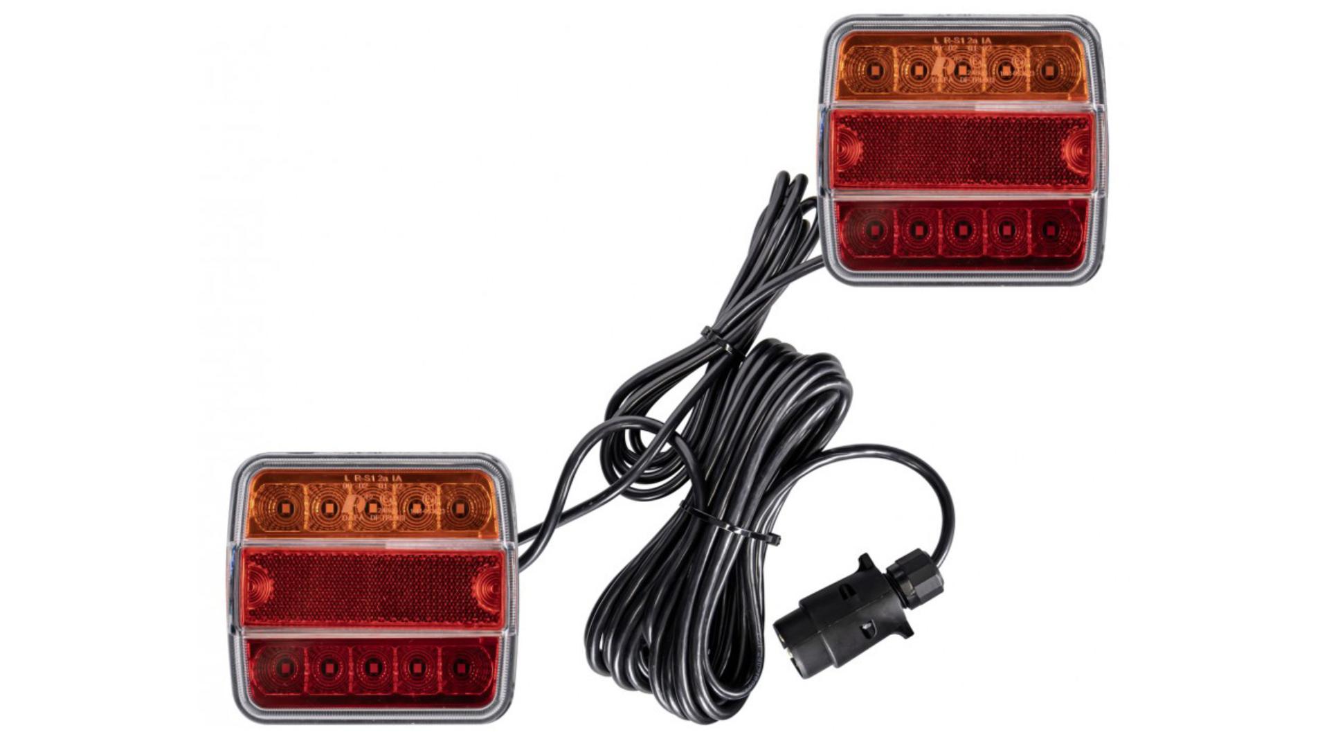 Magnetischer LED-Leuchtensatz Mit 7,5m Kabel (Orange-Rot)