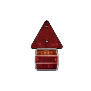Magnetic LED Lamp Set With Triangle And 7.5m Cable Blister (Orange-red)