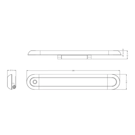 Interior Lamp Long 12 / 24V