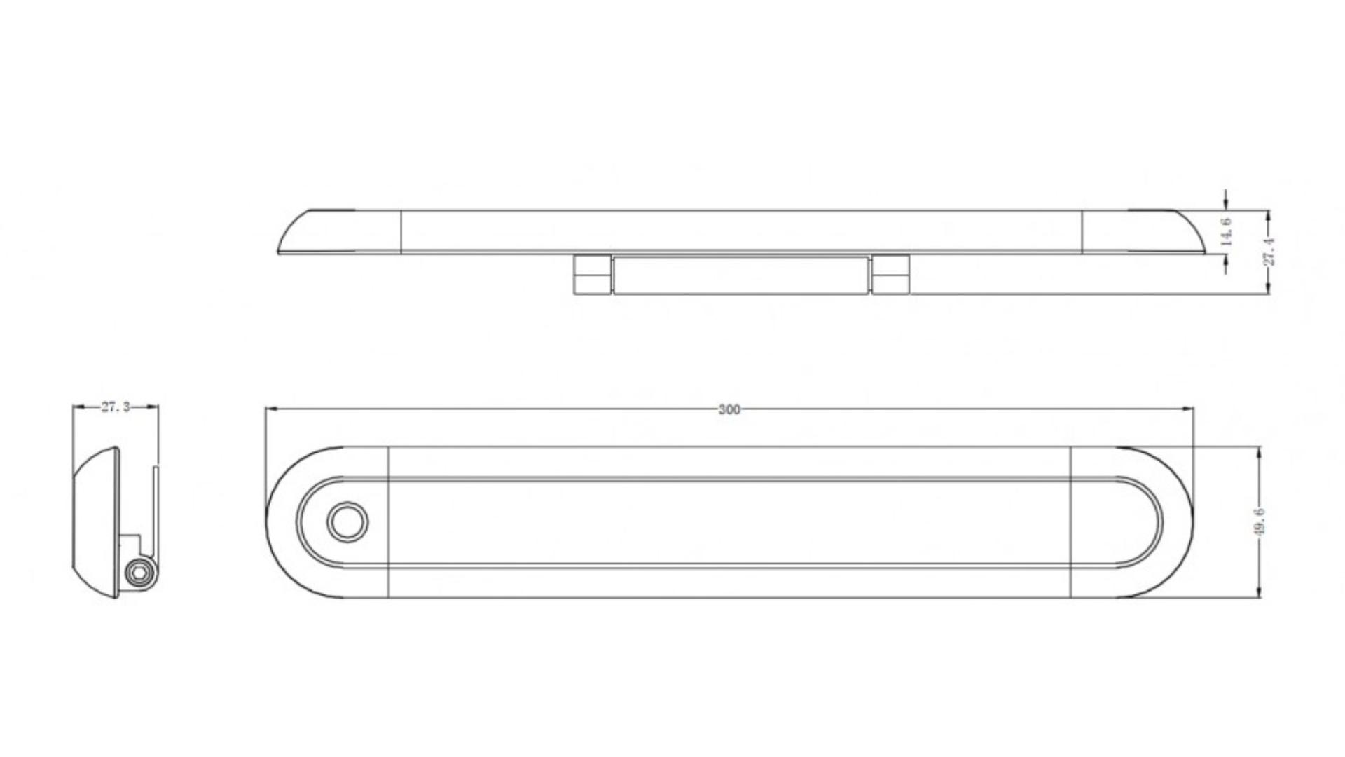 Interior Lamp Long 12 / 24V