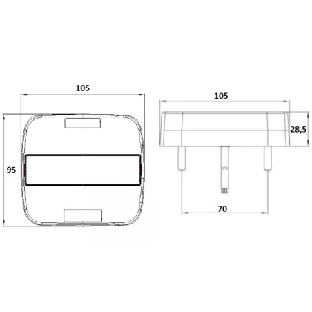 Tail Lamp 20 X LED 12 / 24V