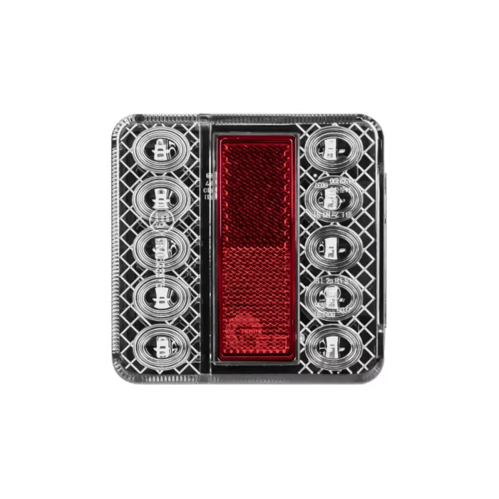 ЗАДНИЙ ФОНАРЬ 14 X LED 12V (БЕЛЫЙ)