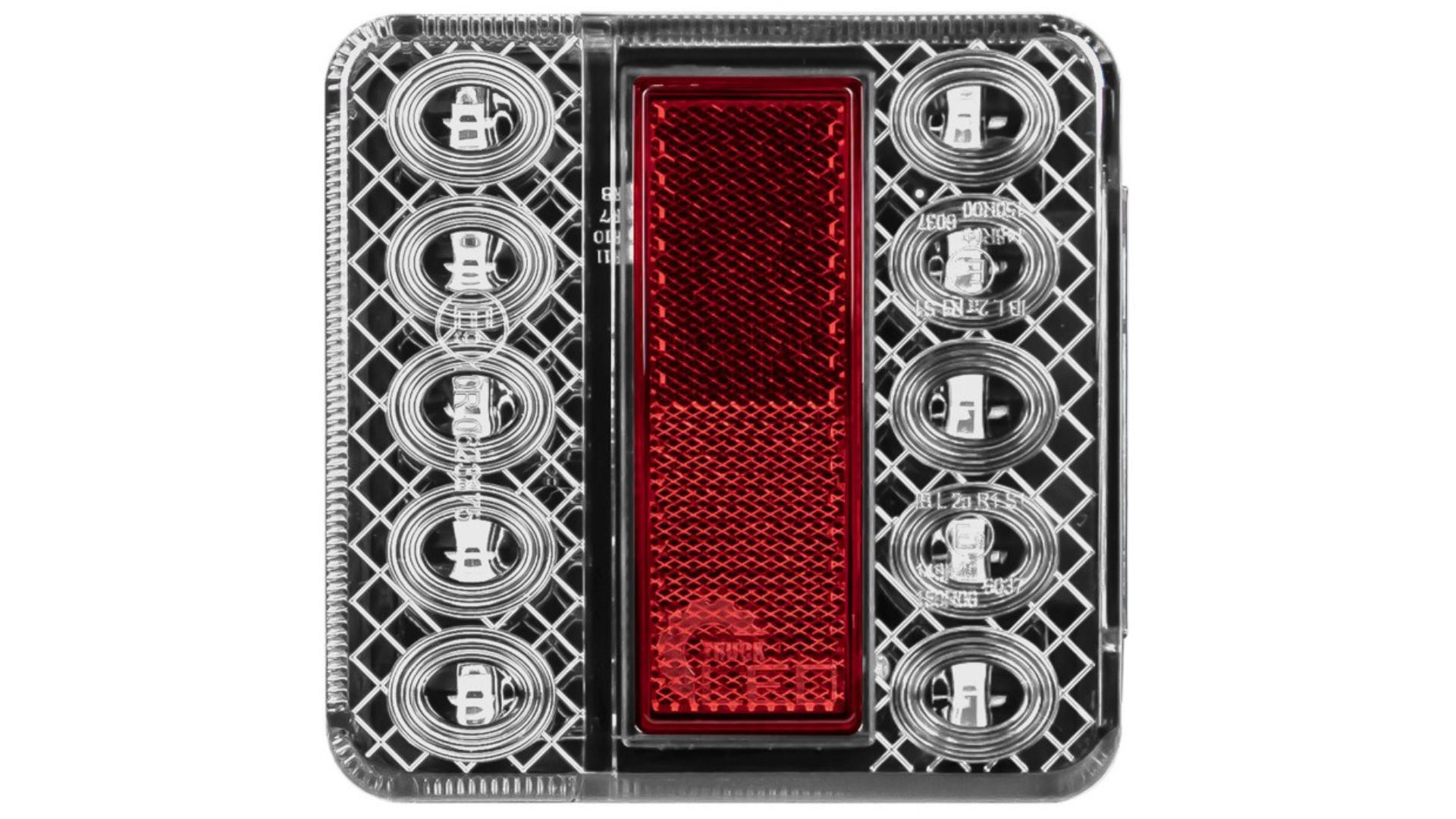 Piloto Trasero 14 X LED 12V (Blanco)