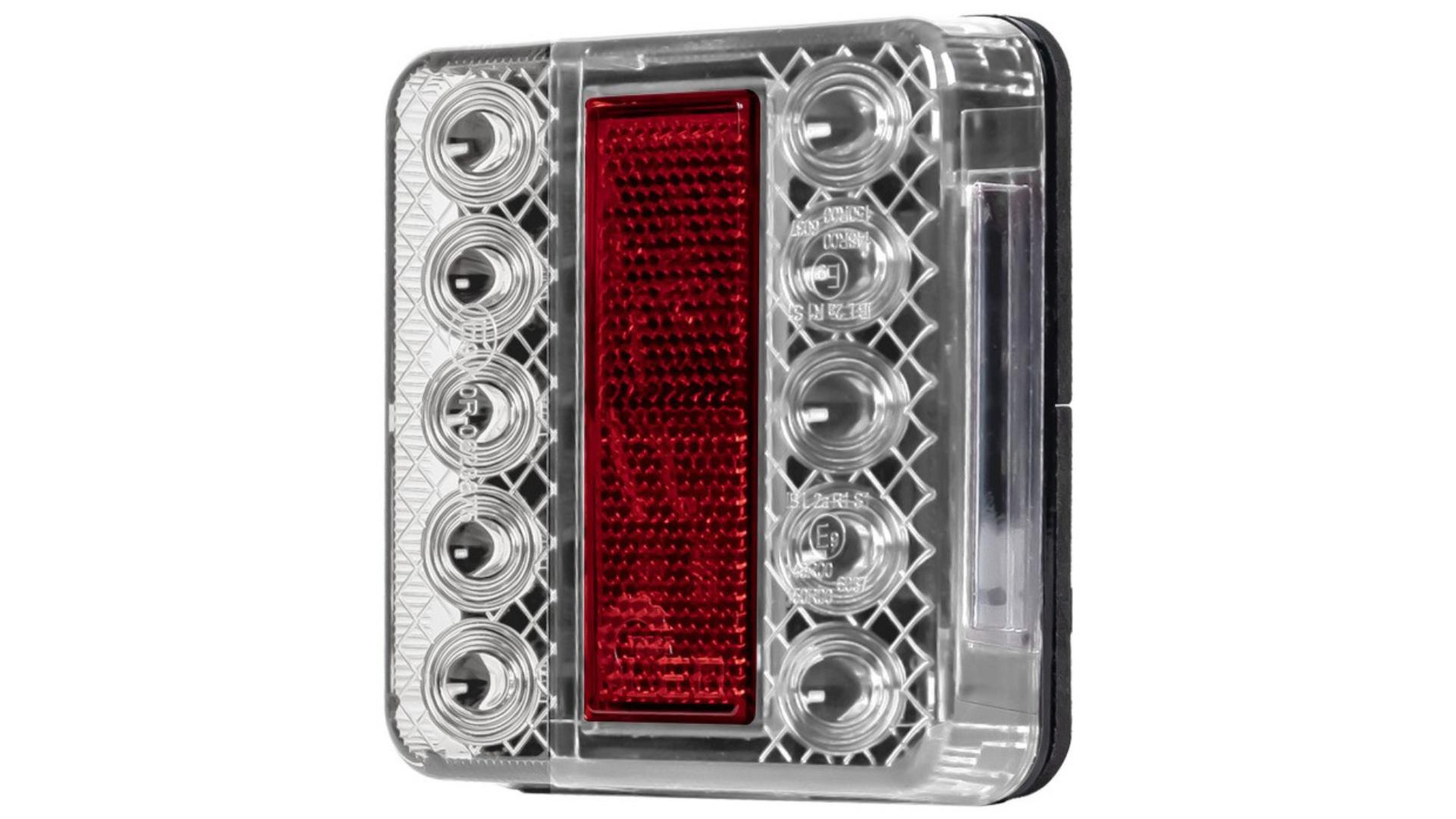 ЗАДНИЙ ФОНАРЬ 14 X LED 12V (БЕЛЫЙ)