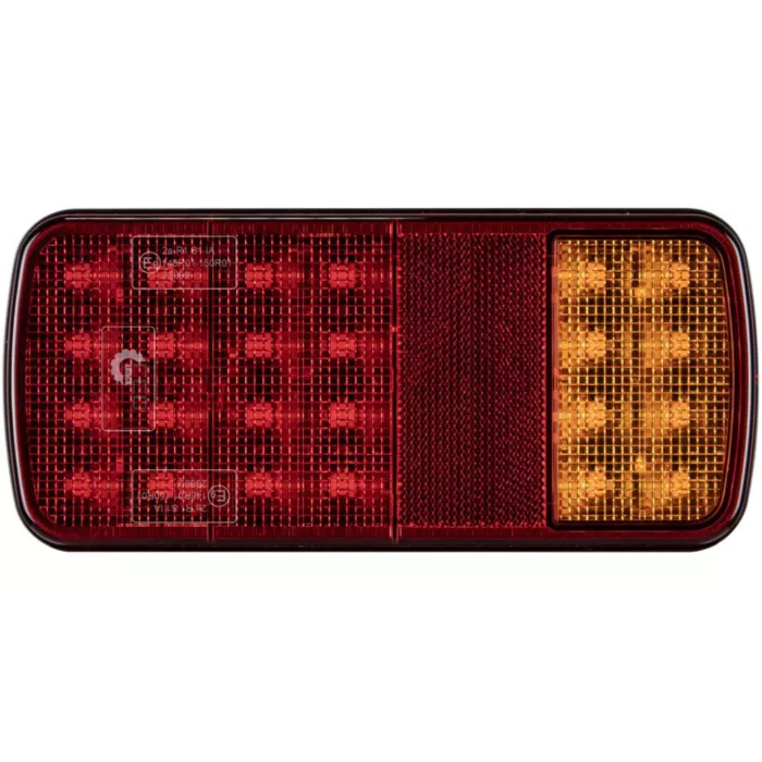 Rückleuchte LED 3-Segment 12 / 24V