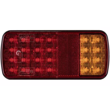 Rückleuchte LED 3-Segment 12 / 24V