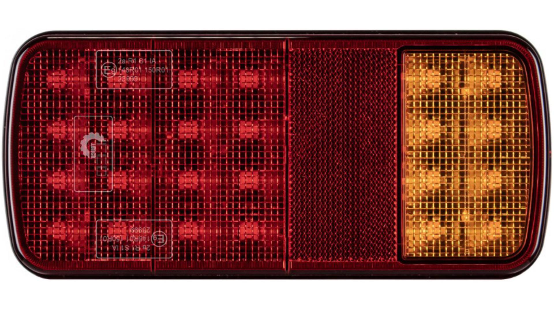 ЗАДНИЙ ФОНАРЬ LED 3-СЕГМЕНТНЫЙ 12 / 24V
