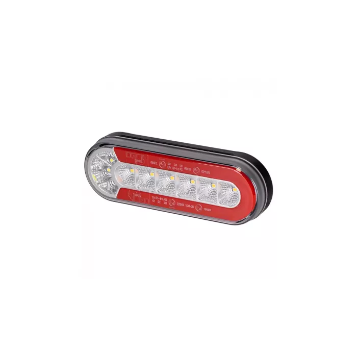 Rückleuchte LED Tl 12 / 24V (Klein Oval)
