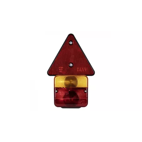 Rear Lamp Set With Triangle, On Magnet 7.5m