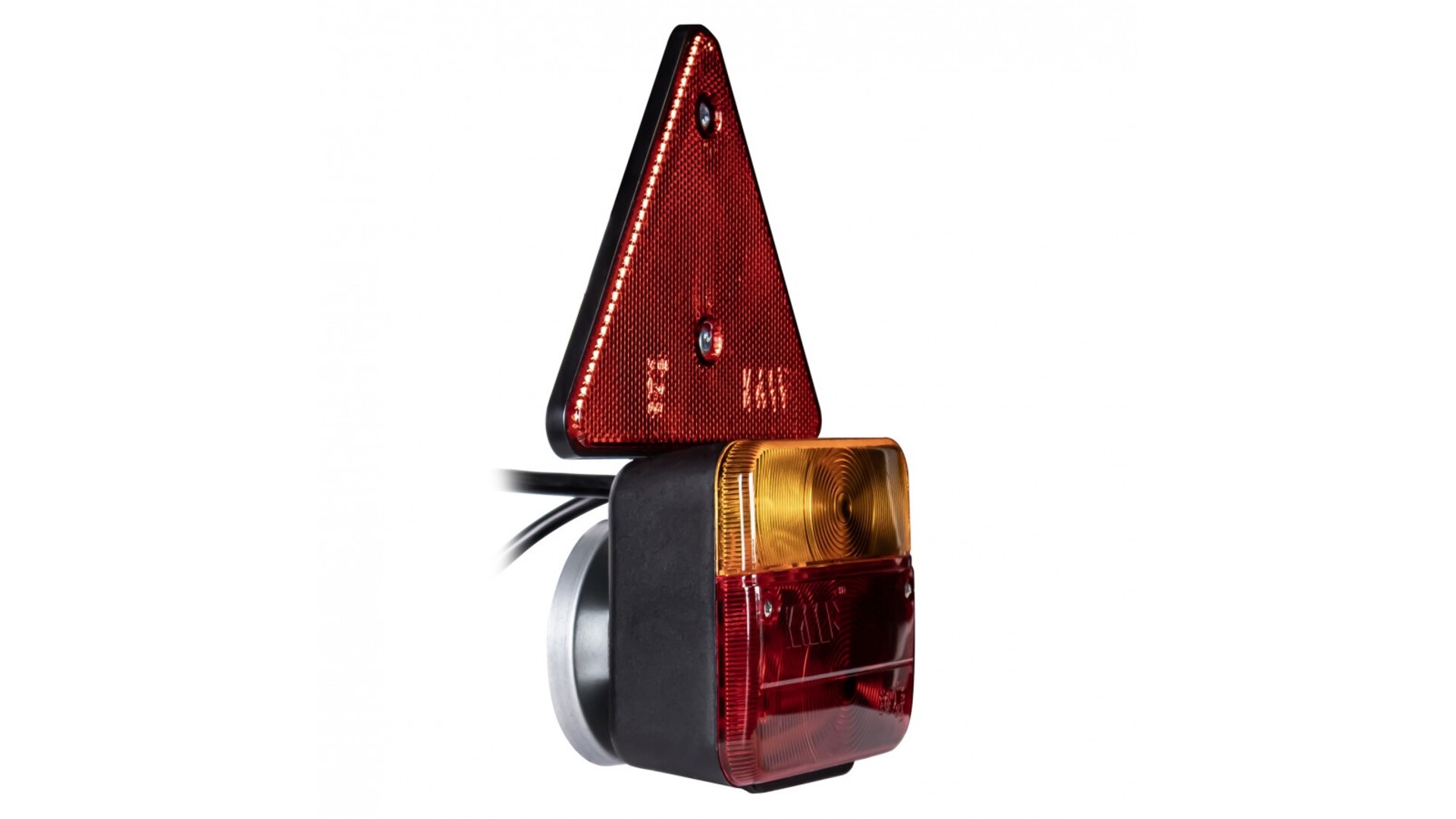 Rear Lamp Set With Triangle, On Magnet 7.5m