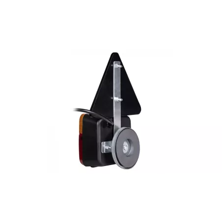 Rear Lamp Set With Triangle, On Magnet 7.5m