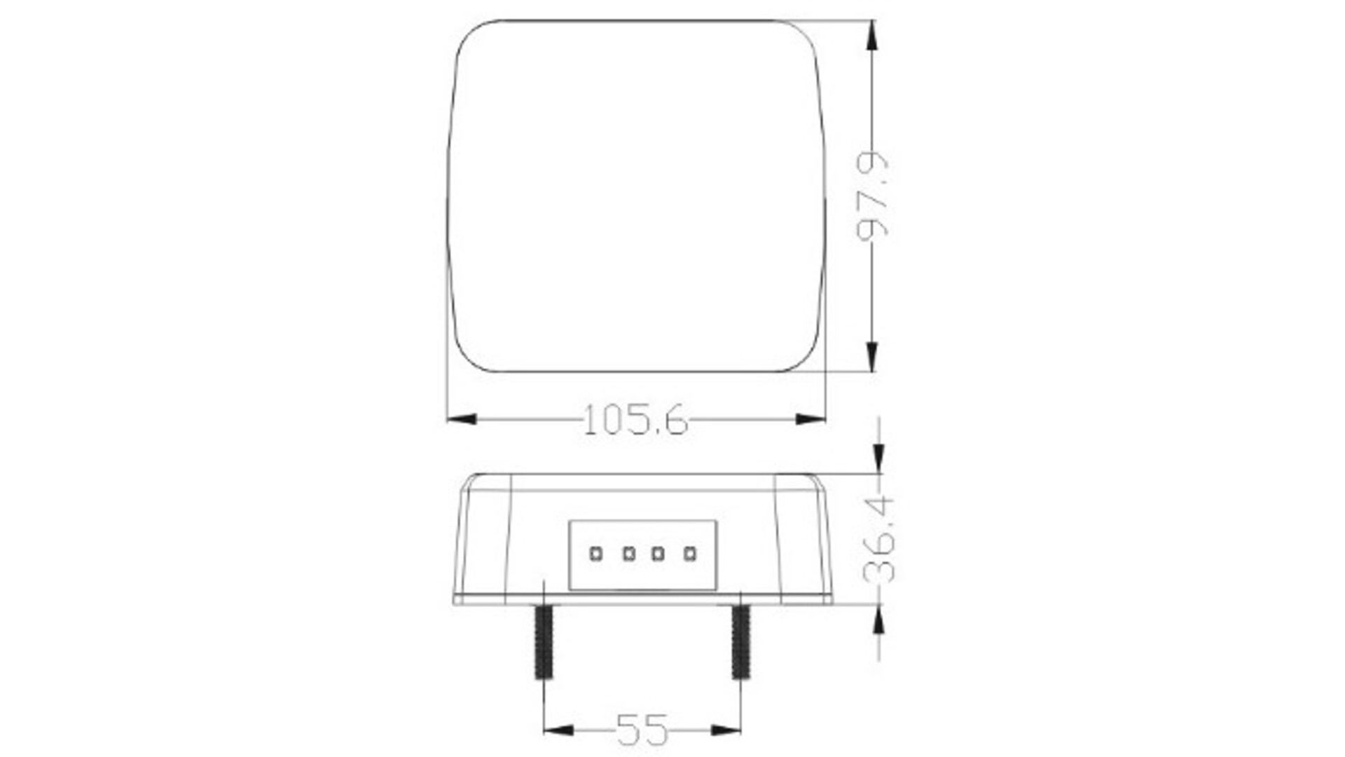Feu Arrière LED 12 / 24V