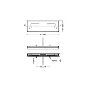 Tail Lamp Kmr1 102 X LED 12 / 24V With Cable LH