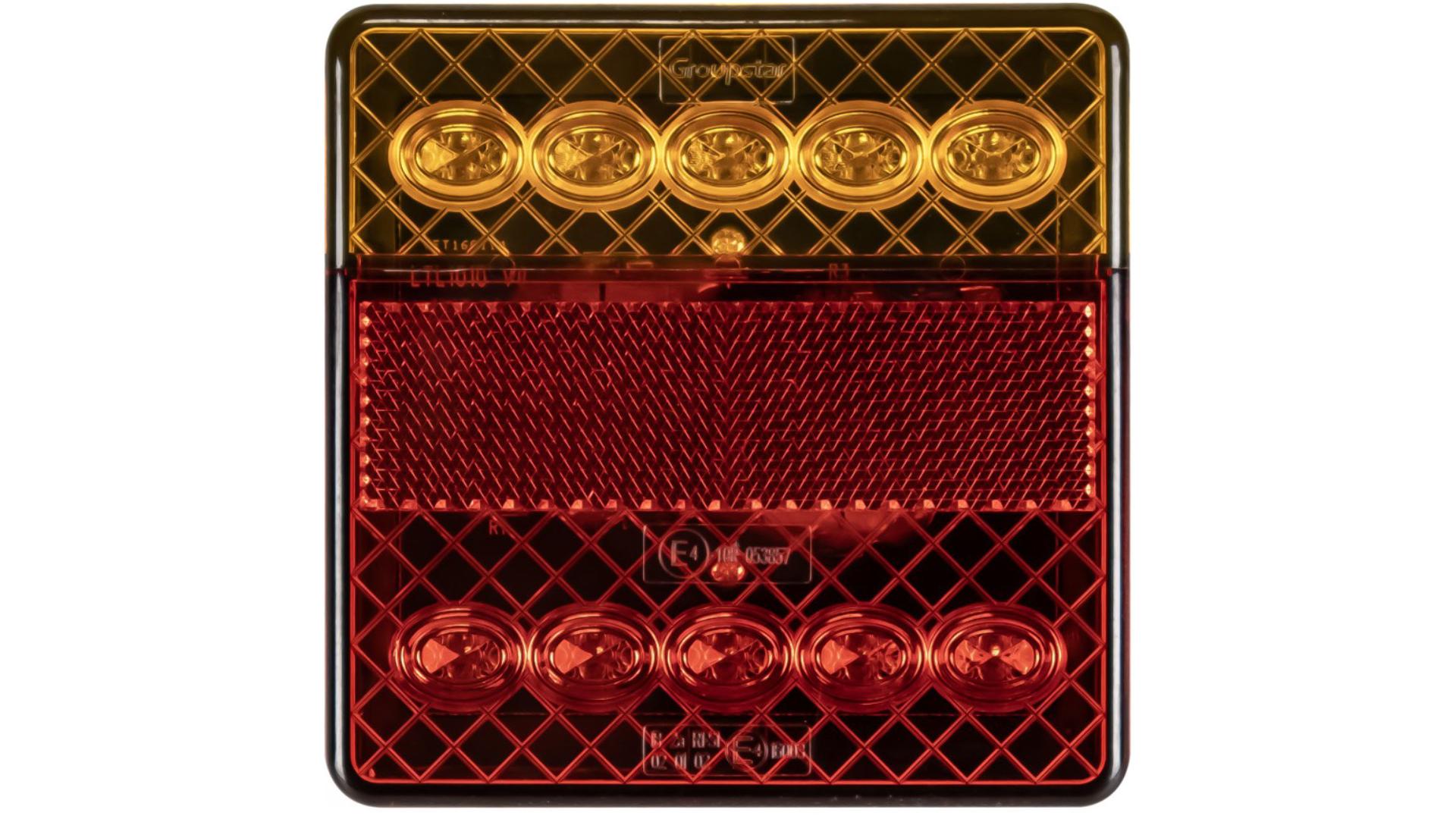 Tail Lamp 10 X LED 12V (Flat)