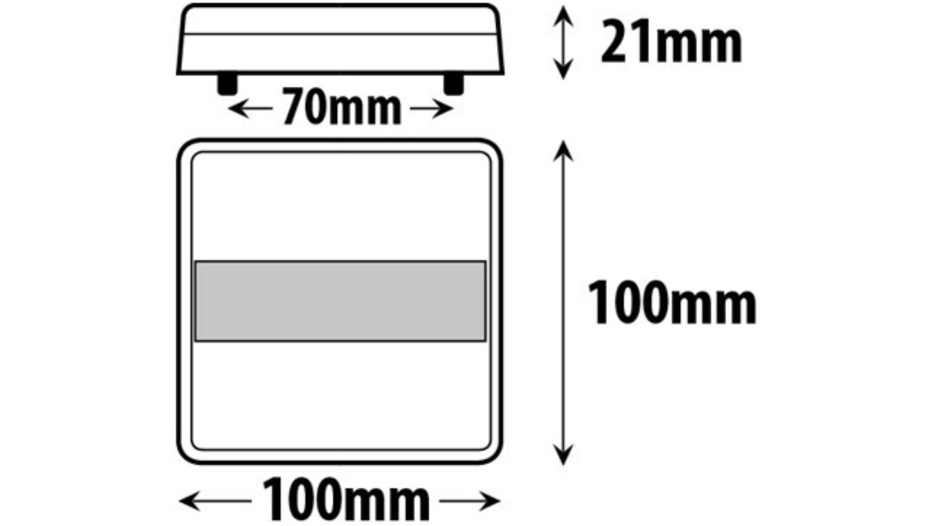 Tail Lamp 10 X LED 12V (Flat)