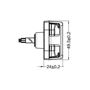 ЗАДНИЙ ФОНАРЬ LED 5-ФУНКЦИОНАЛЬНЫЙ 12 / 24V