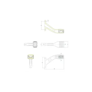 Feu de Gabarit 6 X LED Gauche