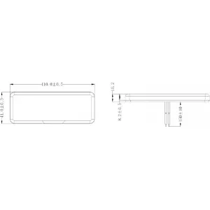 Luz de Gálibo 12 / 24V 2 X LED (Blanco)