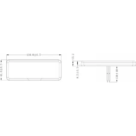 Luz de Gálibo 12 / 24V 2 X LED (Blanco)