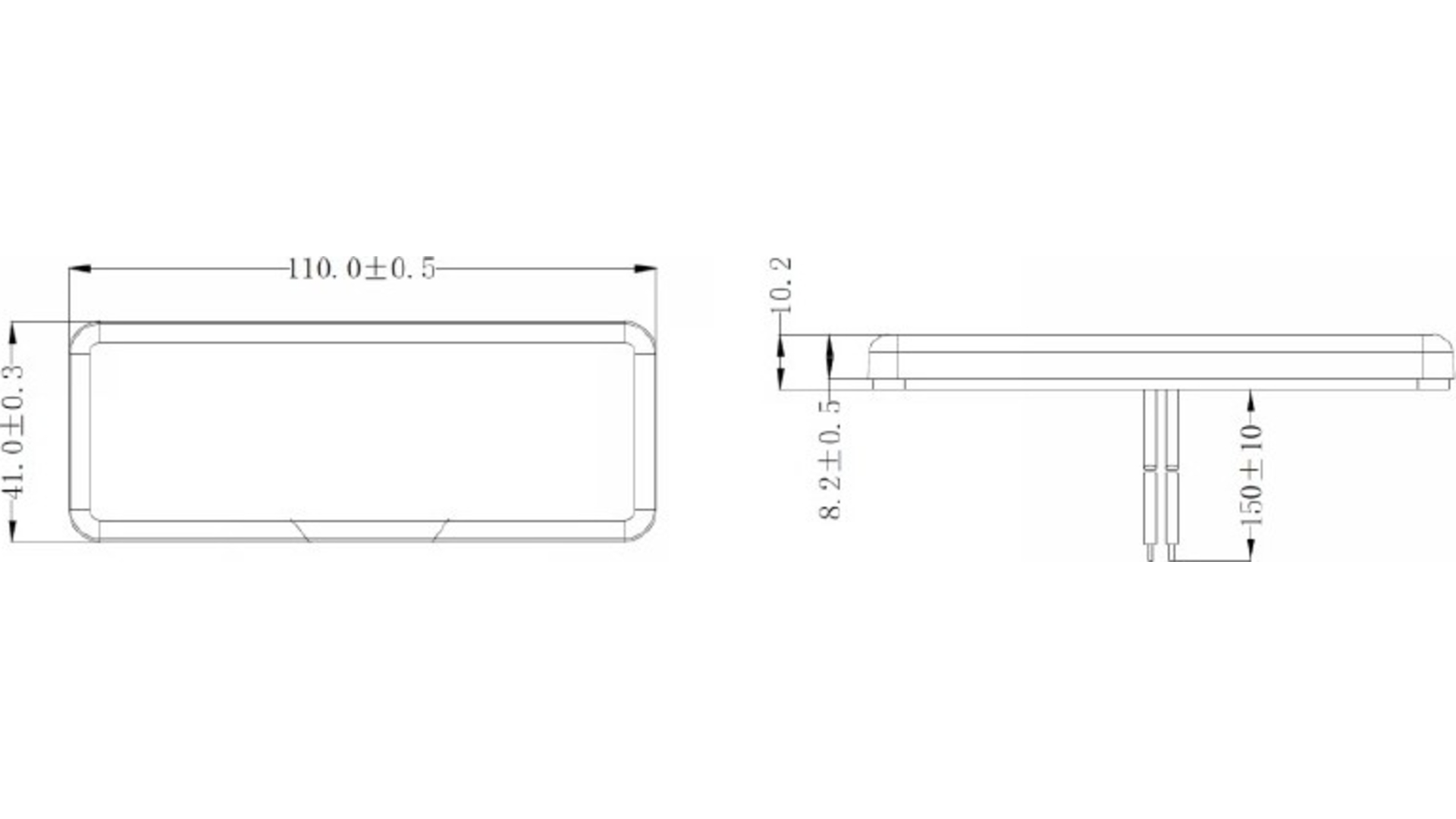 Luz de Gálibo 12 / 24V 2 X LED (Blanco)