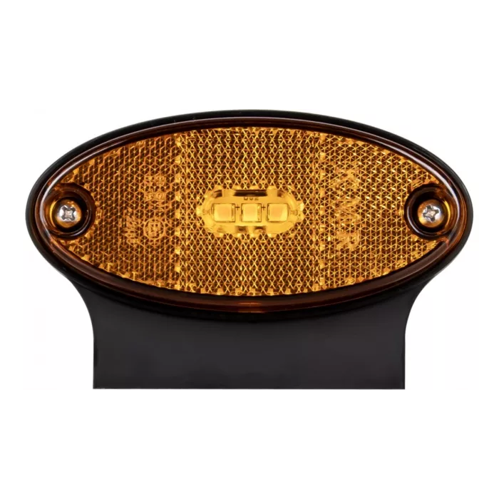 Luz de Gálibo LED 12 / 24V Kmr2 con Soporte (Amarillo)