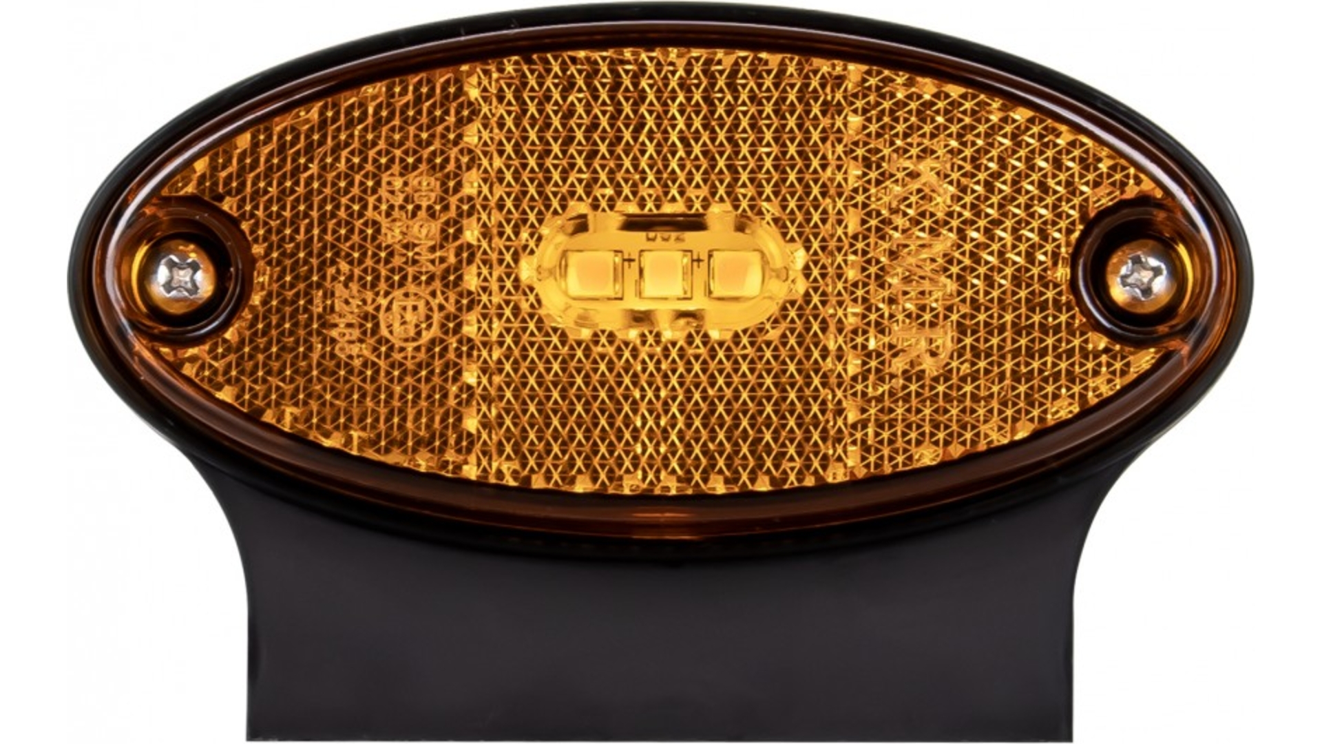 Luz de Gálibo LED 12 / 24V Kmr2 con Soporte (Amarillo)