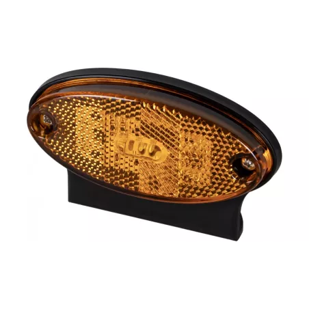 Luz de Gálibo LED 12 / 24V Kmr2 con Soporte (Amarillo)
