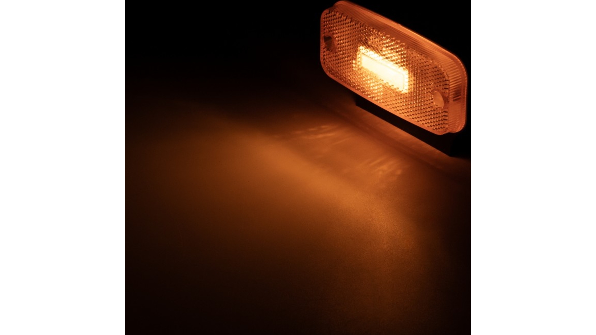 Luz de Gálibo LED 12 / 24V Kmr1 con Soporte (Amarillo)