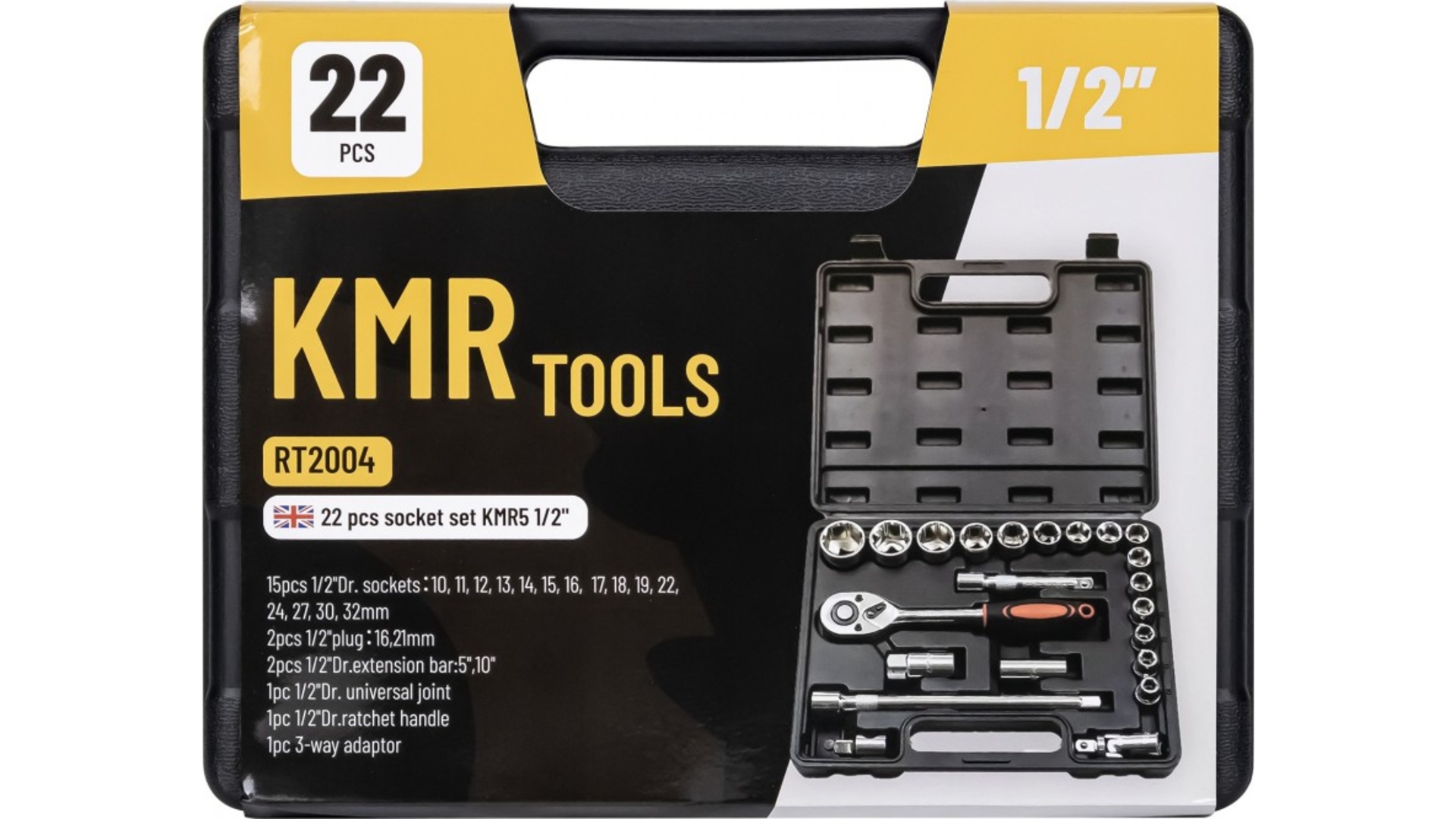 НАБОР ИНСТРУМЕНТОВ Kmr5 22 ШТ. 1 / 2"