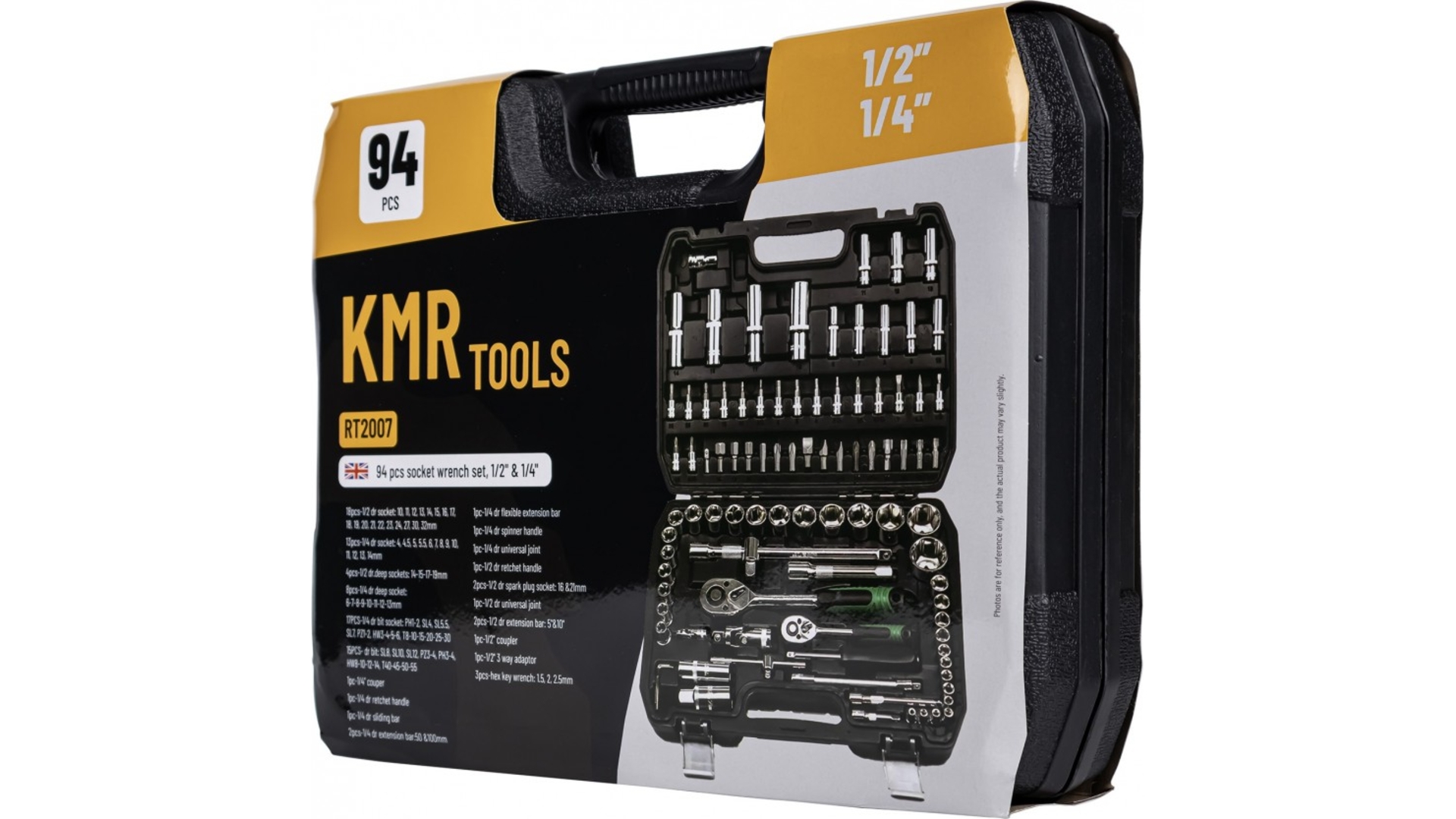 Werkzeugsatz Kmr8 94 Stk. 1 / 2" 1 / 4"
