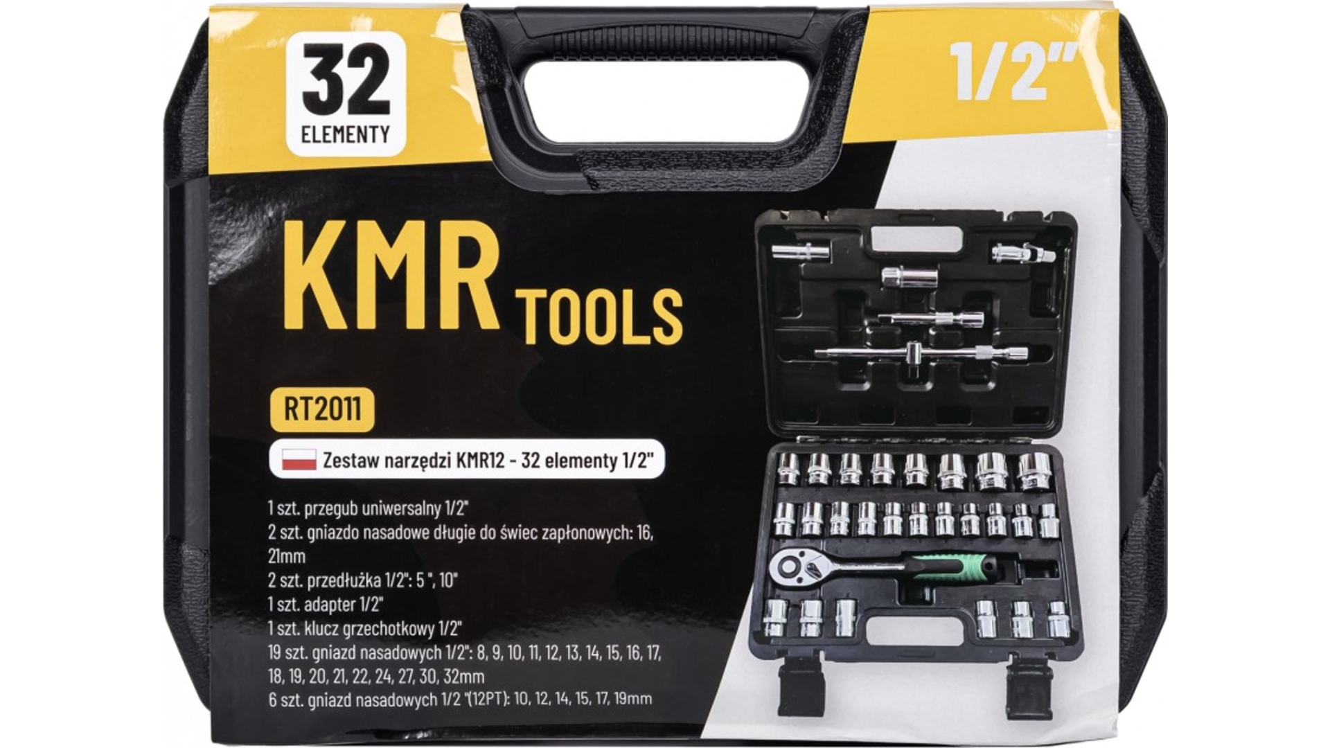 Juego de Herramientas Kmr12 32 Uds. 1 / 2"