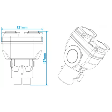 Adapter 15 / 7 Krótki