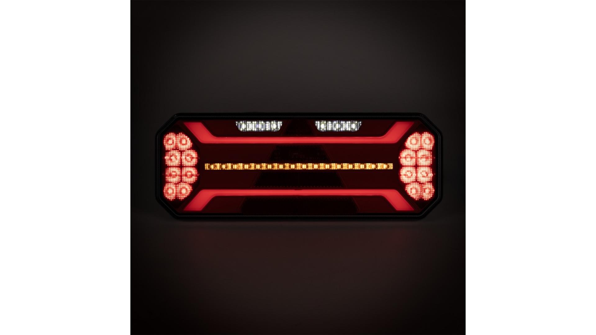 Rückleuchte LED Mit Dynamischem Blinker + Dreieck Rechts