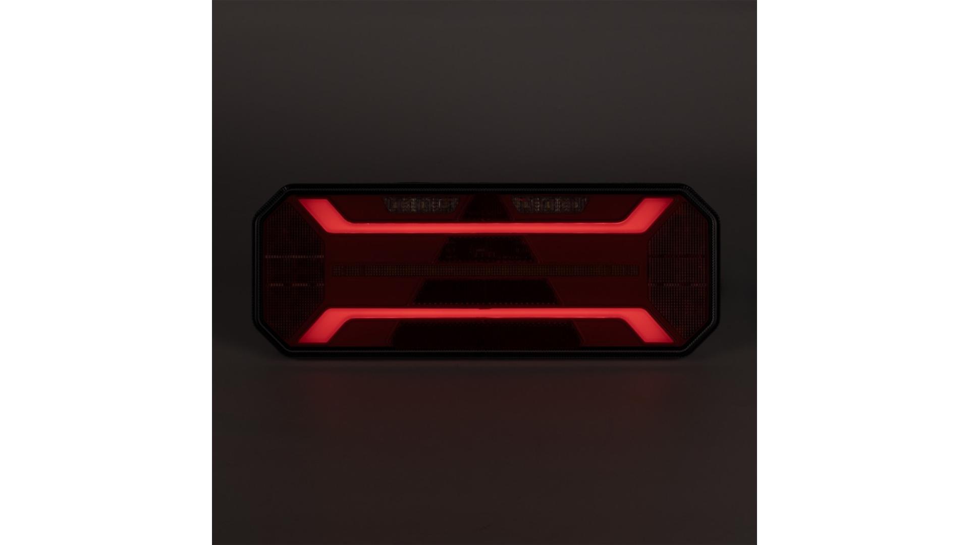 Rückleuchte LED Mit Dynamischem Blinker + Dreieck Rechts