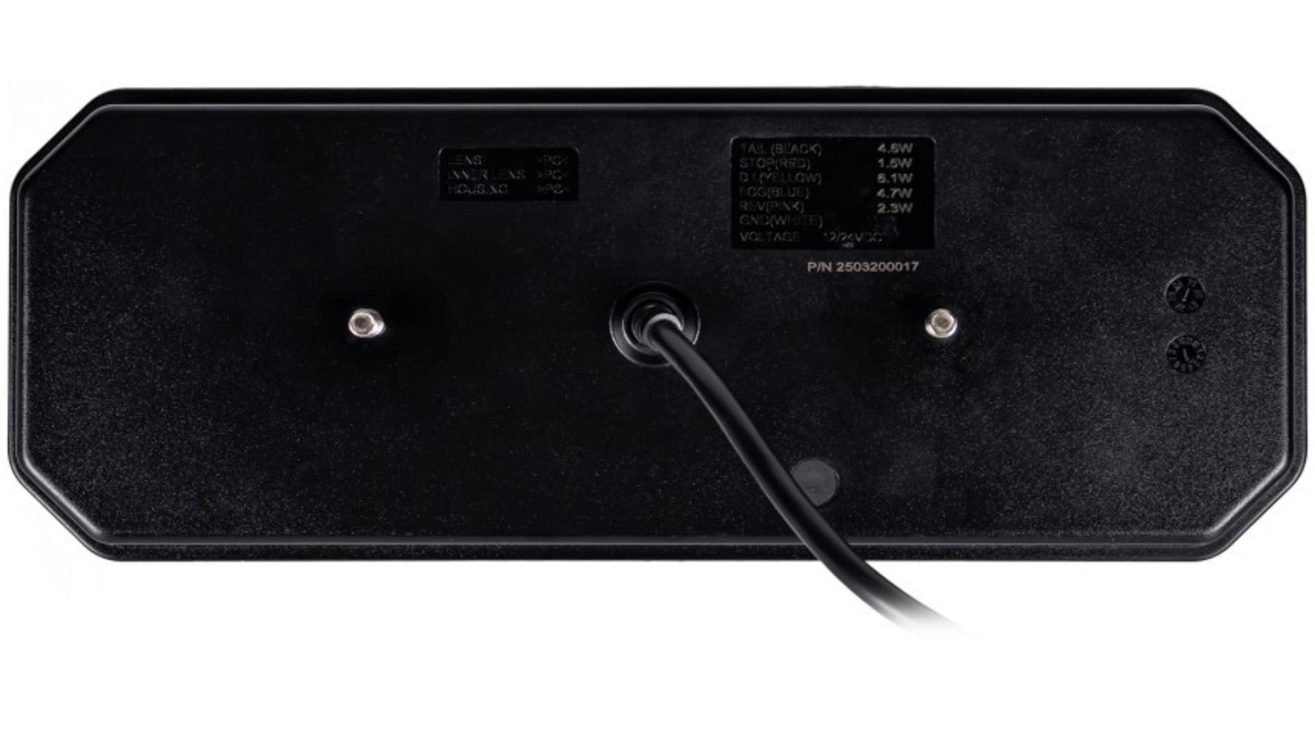 Piloto Trasero LED con Intermitente Dinámico + Triángulo Dch