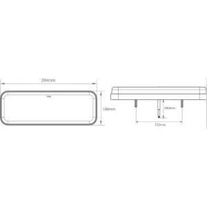Rückleuchte Tl LED Neon Dynamic 12 / 24V Links