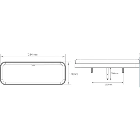 Feu Arrière Tl LED Neon Dynamic 12 / 24V Gauche