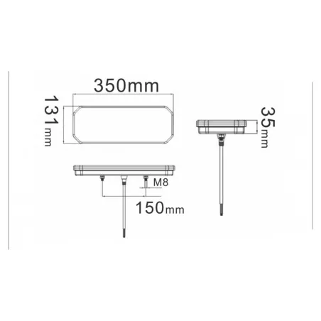Rückleuchte LED Mit Dynamischem Blinker Links