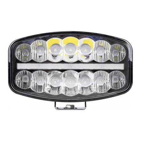 Fernlichtscheinwerfer Mit Positionslicht Mitte Full LED 12 / 24V Slim