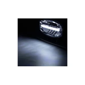 Fernlichtscheinwerfer LED + LED-Tagfahrlicht 12 / 24V