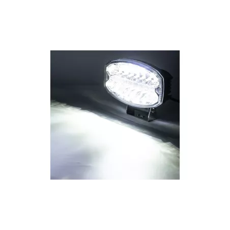Fernlichtscheinwerfer LED + LED-Tagfahrlicht 12 / 24V